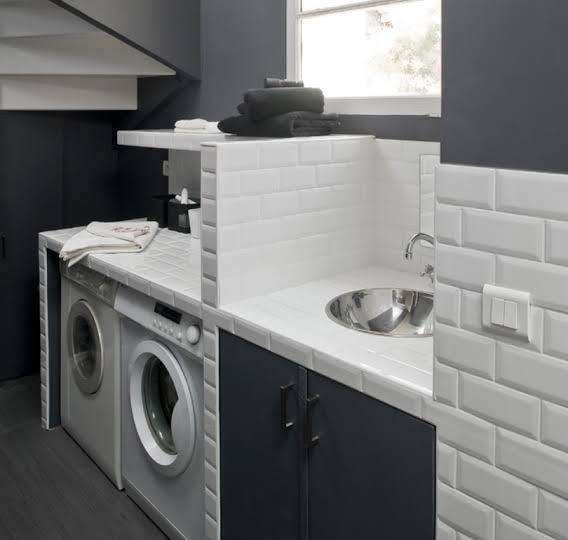 Ceramic Tile Laundry Countertop