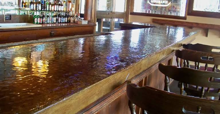 Concrete Commercial Bar Counter