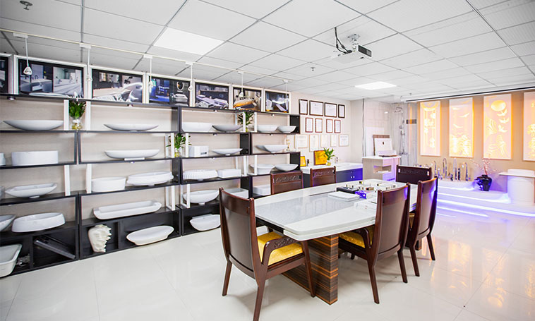 solid surface showroom of KKR