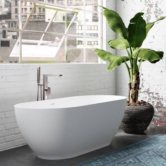 Solid Surface Freestanding Bathtub