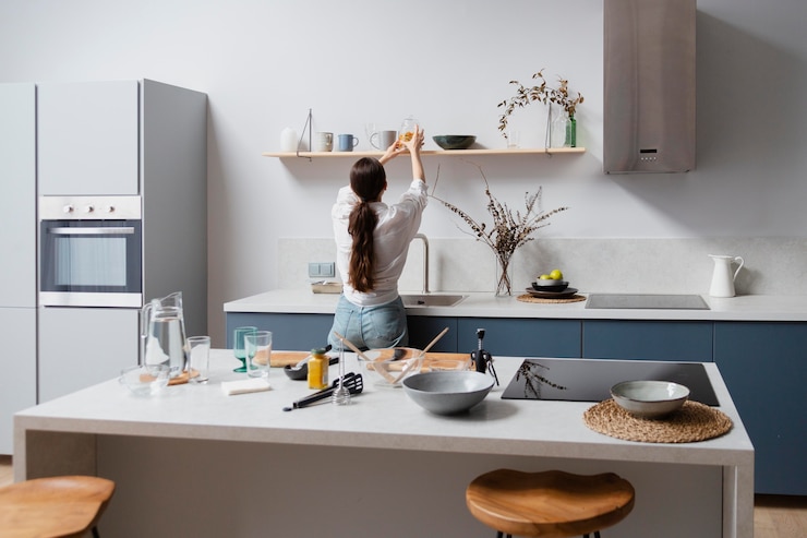 Woman cooking in the kitchen